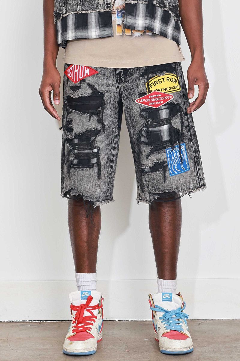 First Row Jorts Black Stone Style FRS3010