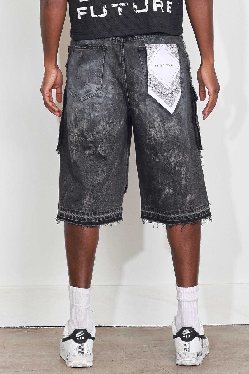 First Row Jorts Black Stone Style FRS3013