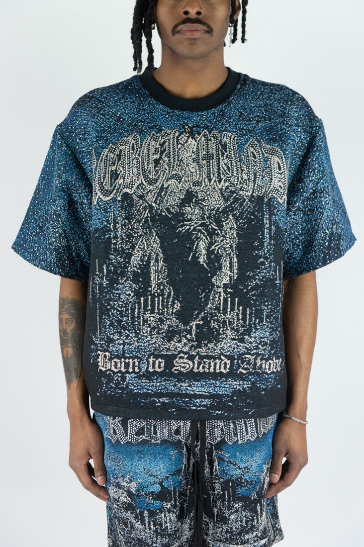 Rebel Minds Stand Alone Tapestry Tee Black