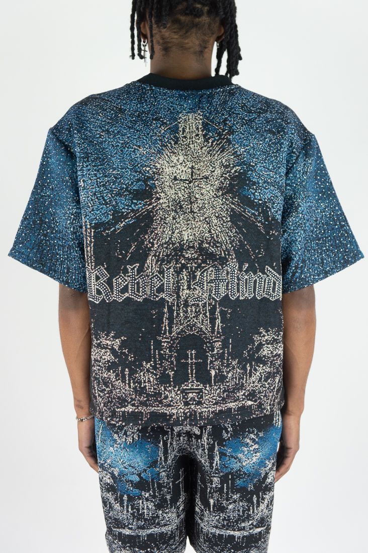 Rebel Minds Stand Alone Tapestry Tee Black