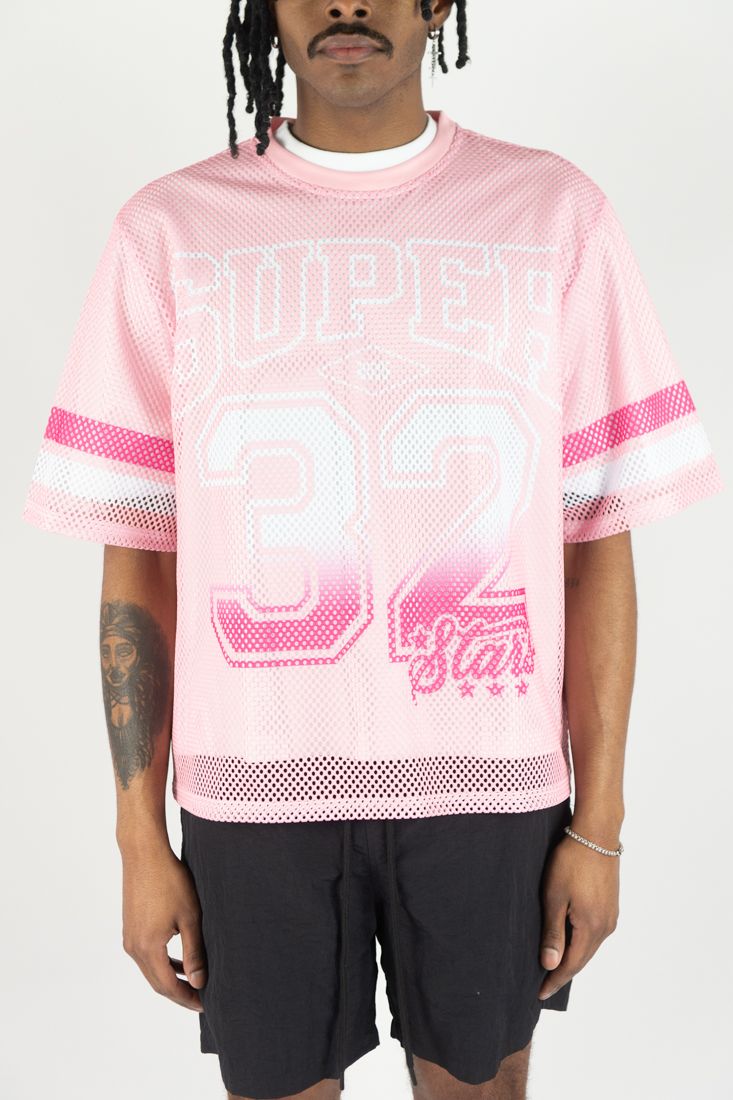 Rebel Mind Pink Super 32 Mesh crop