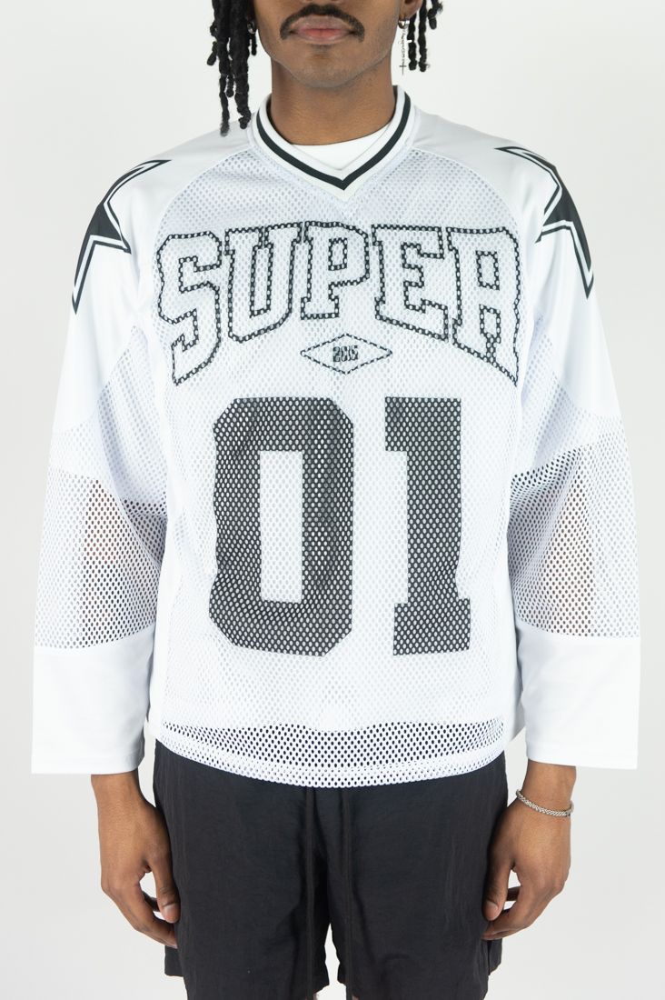 Rebel minds Super 01 White long slv Jersey