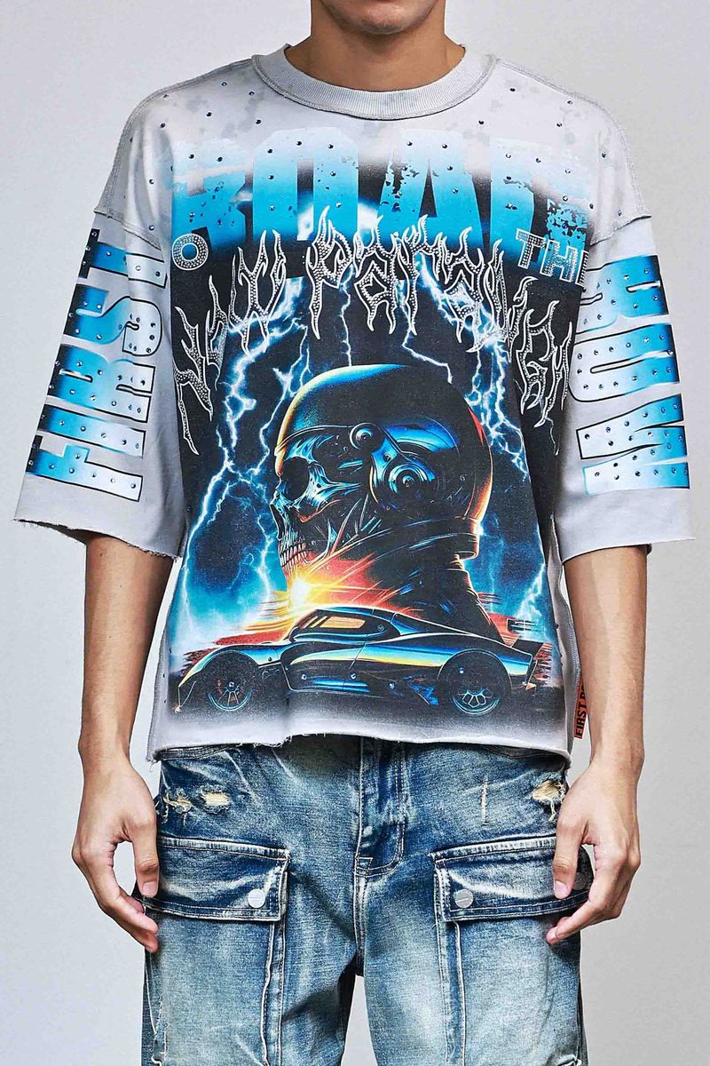 First Row NEW PARADIGM FASTER THAN FEAR TEE
