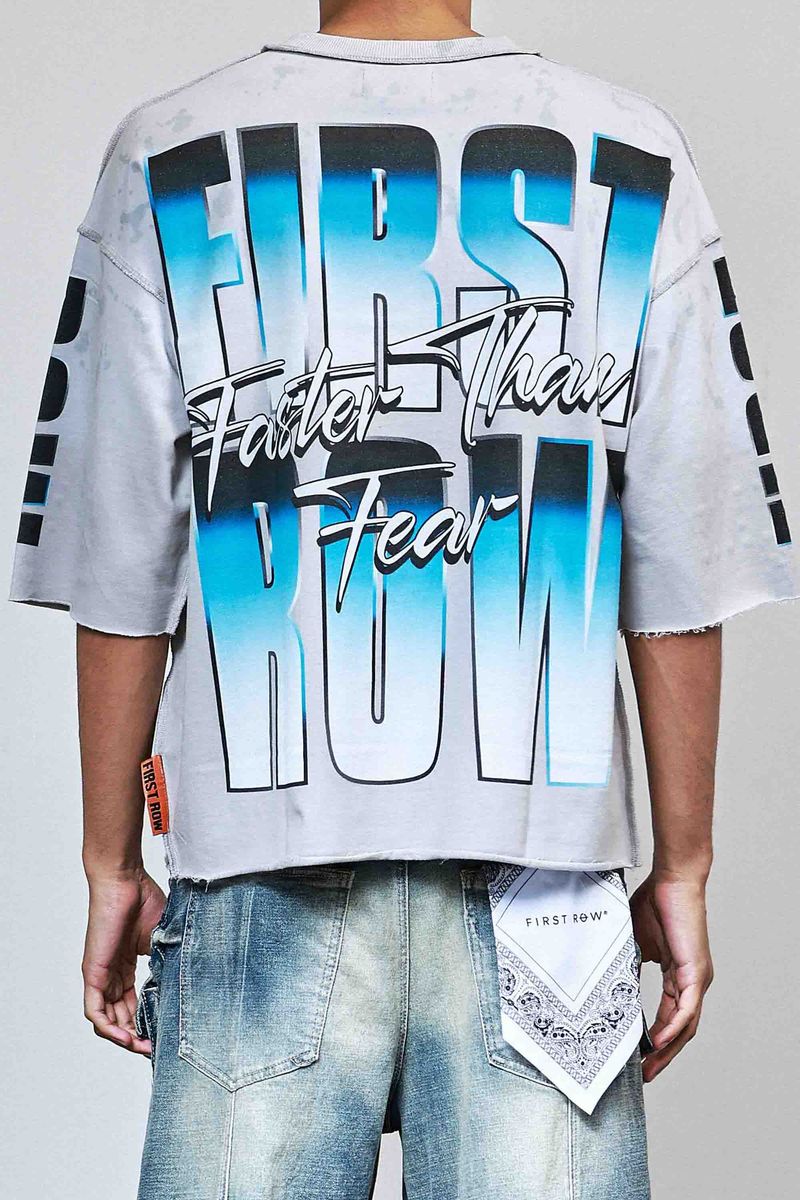 First Row NEW PARADIGM FASTER THAN FEAR TEE