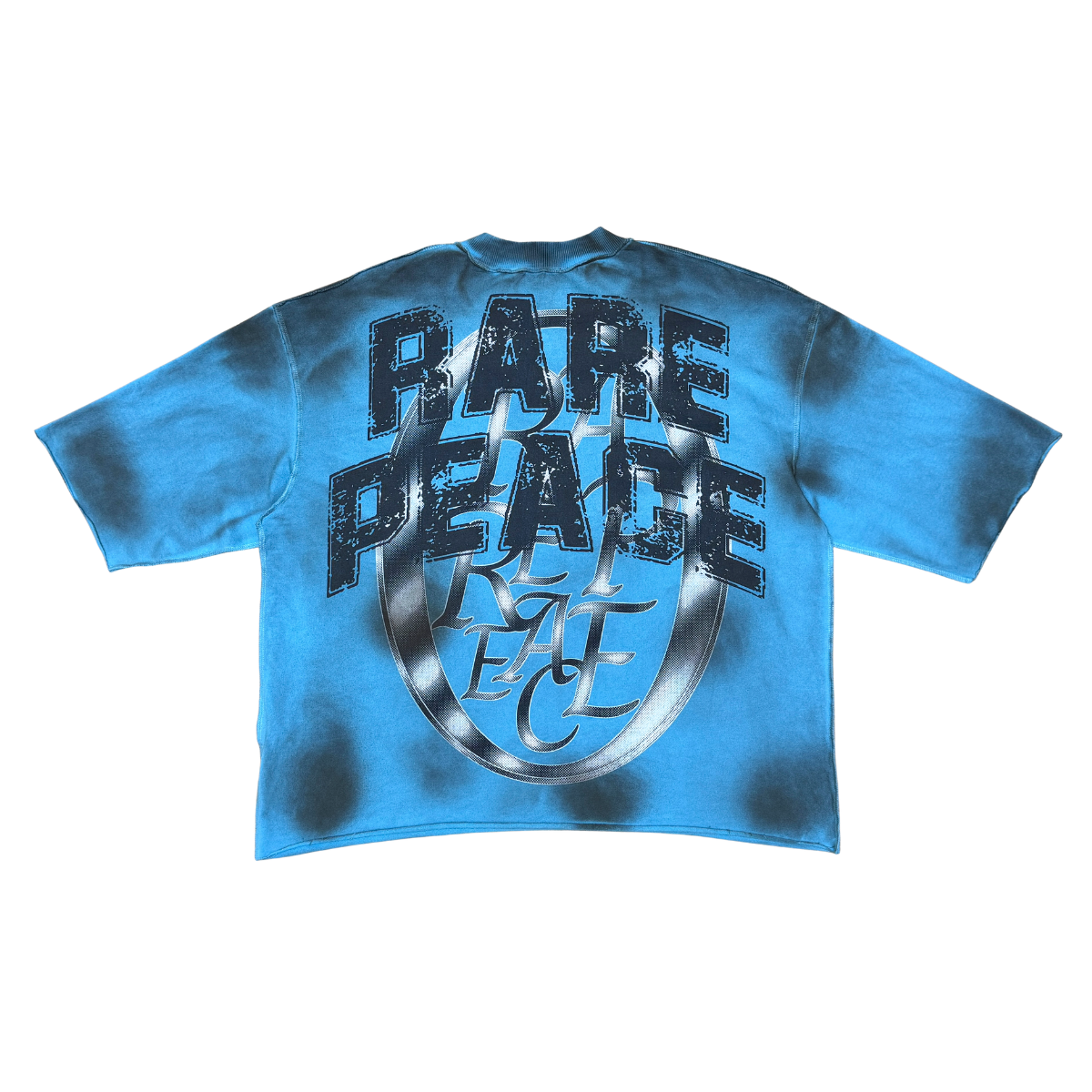 Rare Peace Blue CHAOS WASHED TEE rt6047