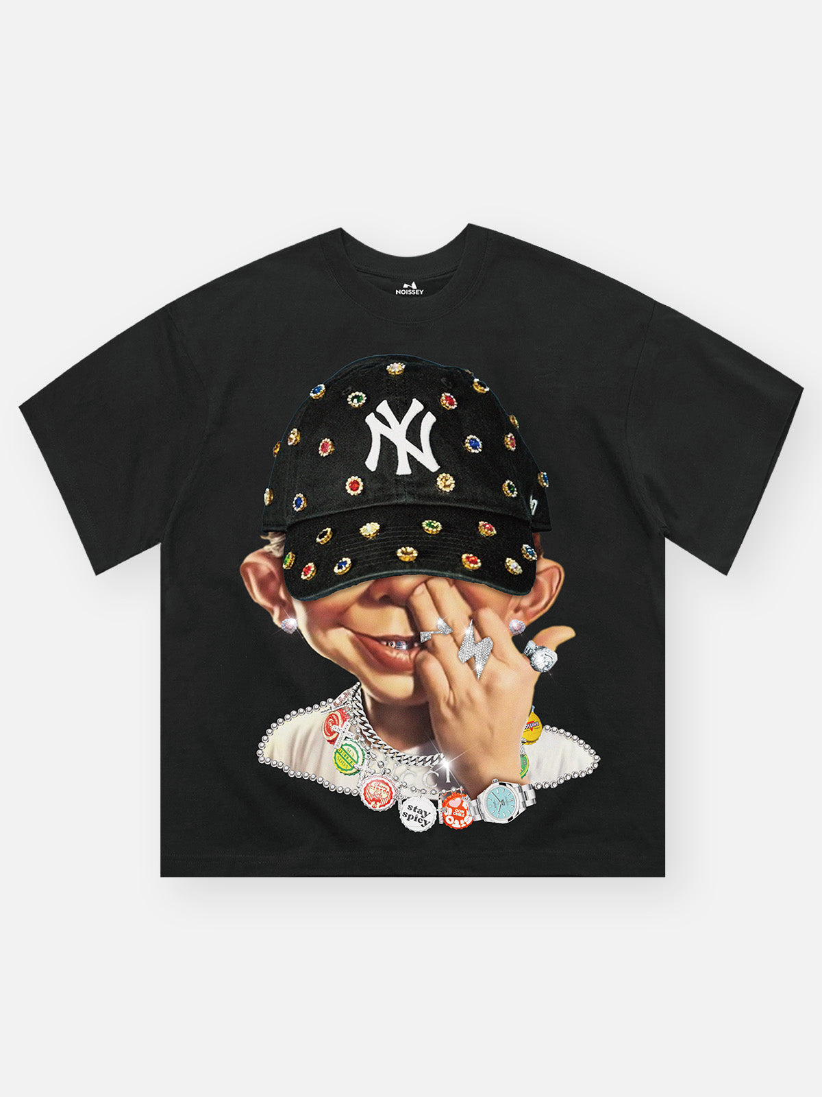 Bad Boy Trendy Hip-Hop Personalized Print T-shirt