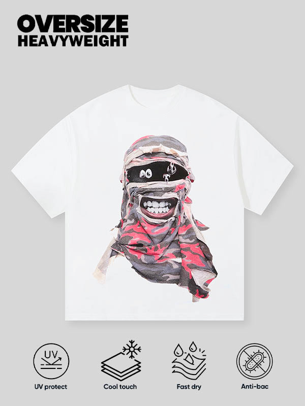 Personalized Toothpaste Patchwork Face Printed T-shirt