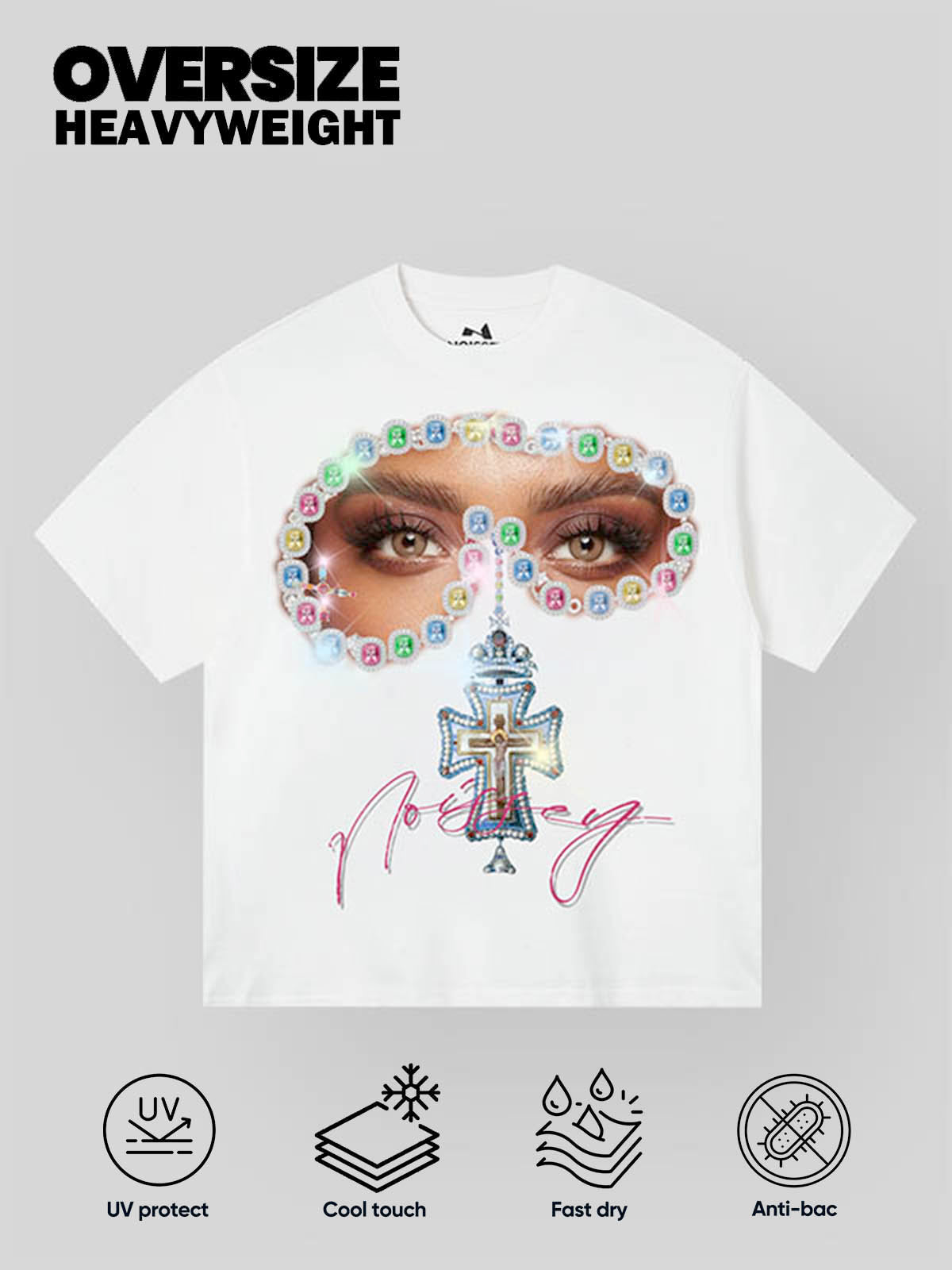 Noissey Original Gem Cross Print T-shirt