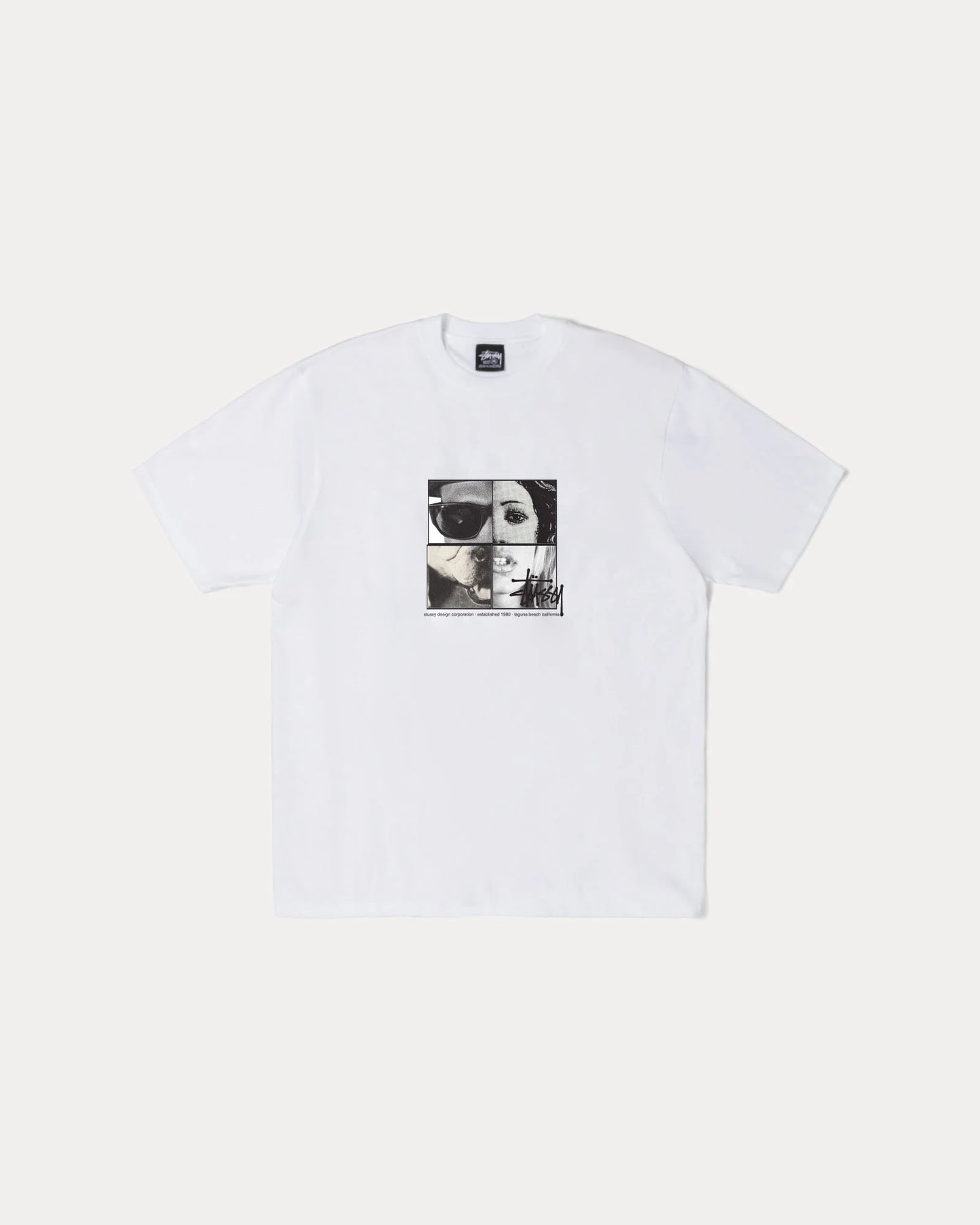 Stussy White Personalities Tee