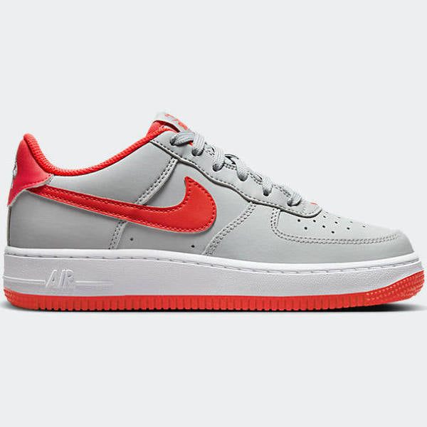Nike Air Force 1 Low Light Smoke Rouge cramoisi brillant GS