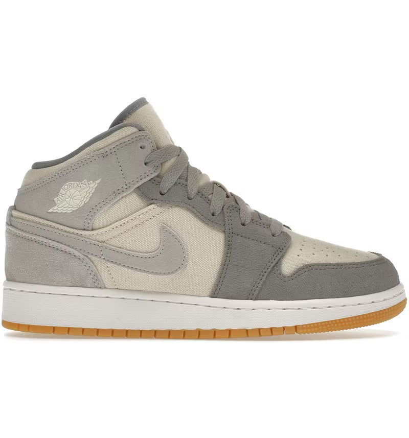 Jordan 1 Mid SE Coconut Milk Particle Grey (GS)