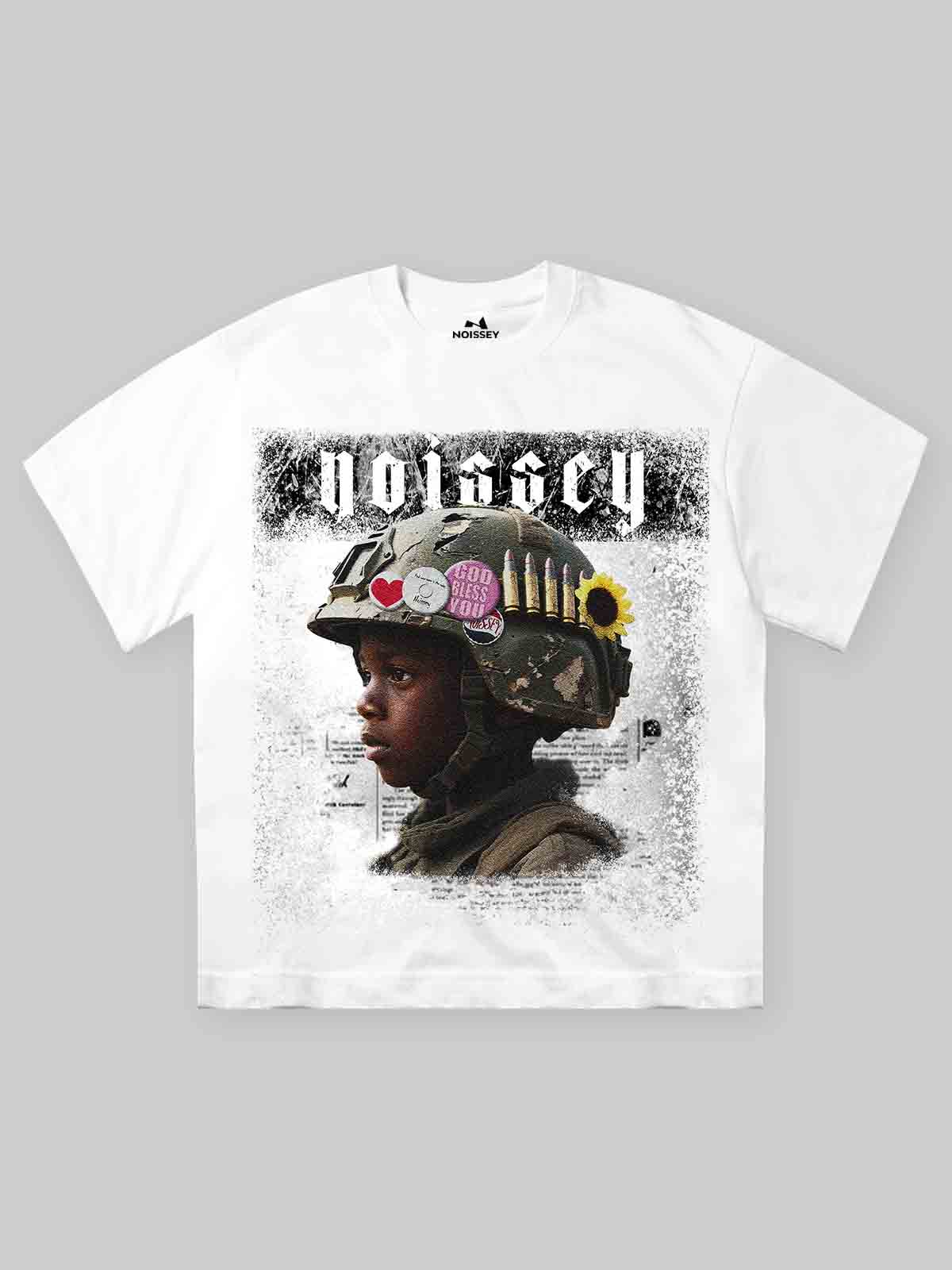 High quality Peace Over War DIY Print 350g T-shirt