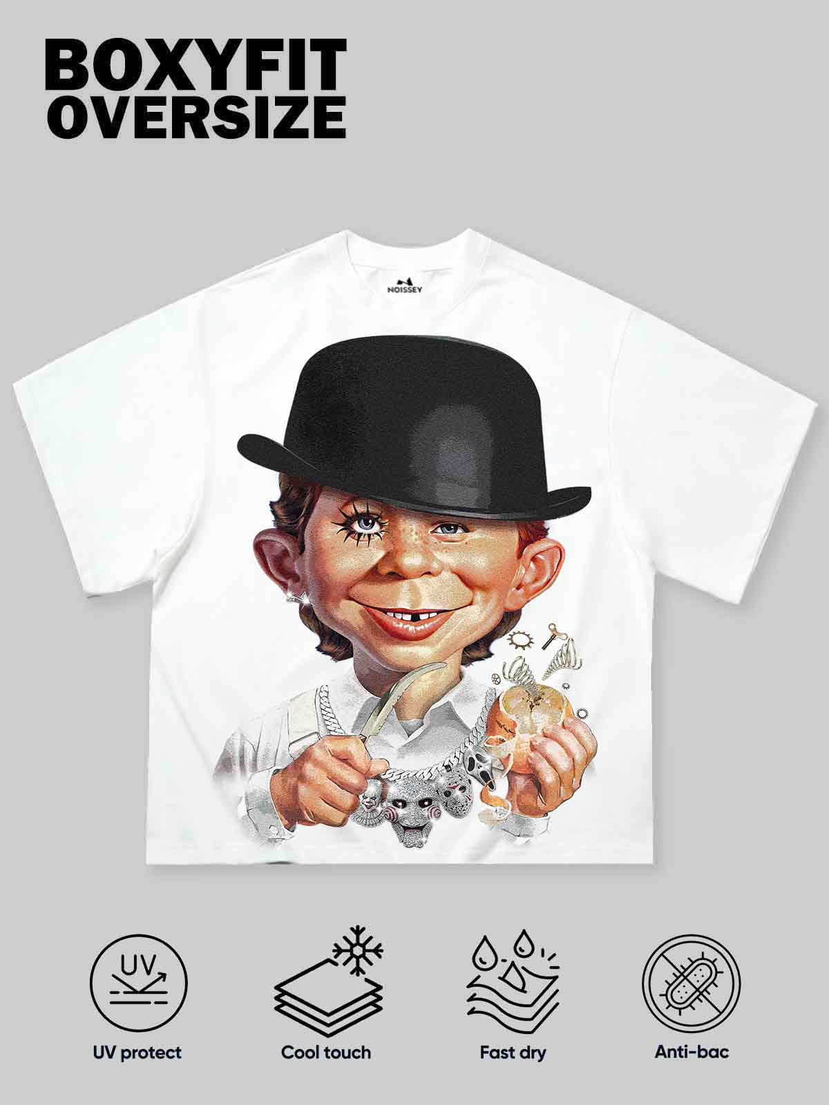 A Clockwork Orange bad boy Boxy oversized T-shirt