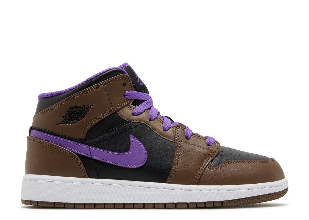 Jordan 1 Mid Purple Mocha (GS)