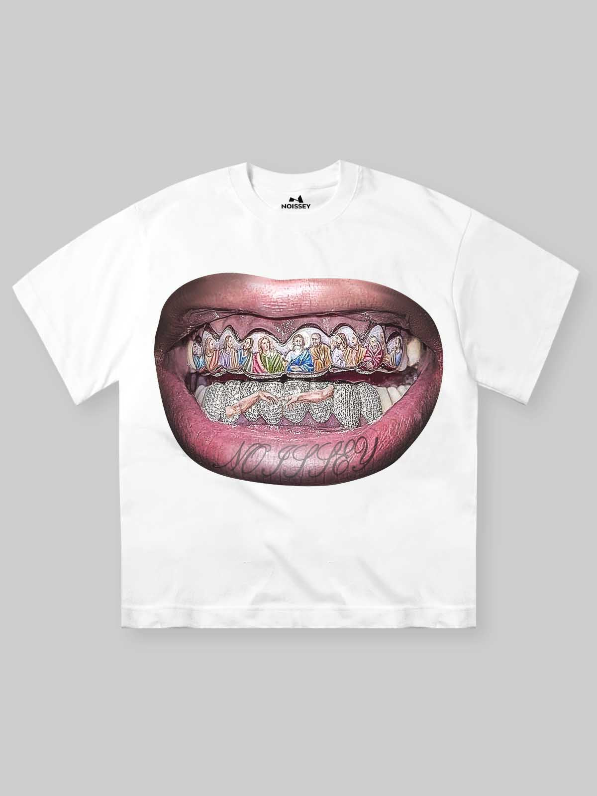 The Last Supper Lip Print T-shirt