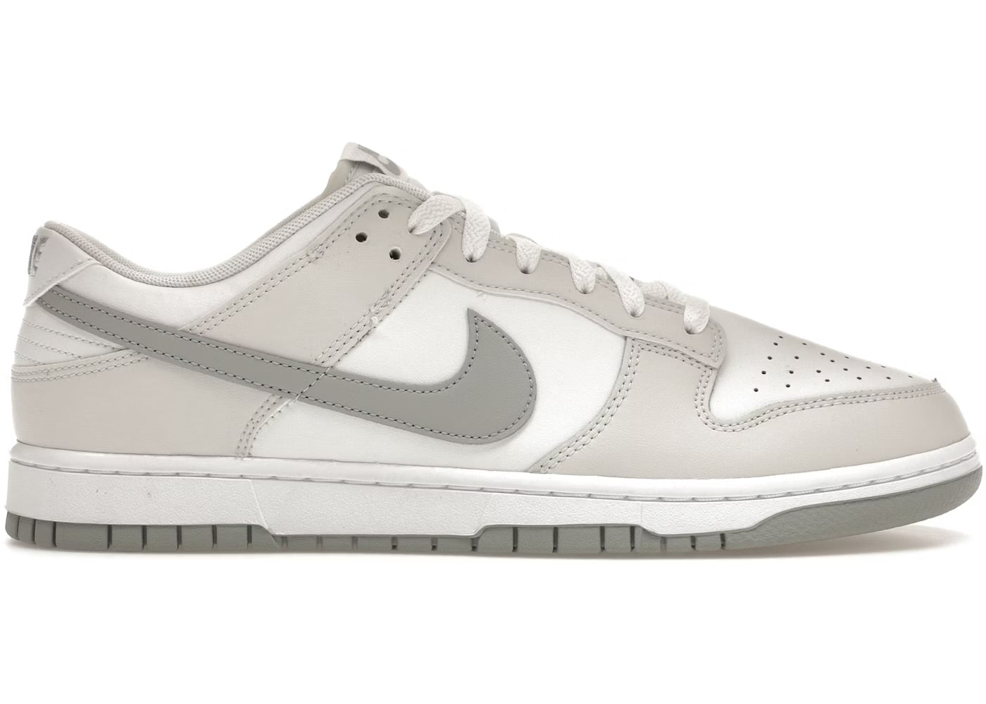 Nike dunk low retro blanc sommet/gris clair