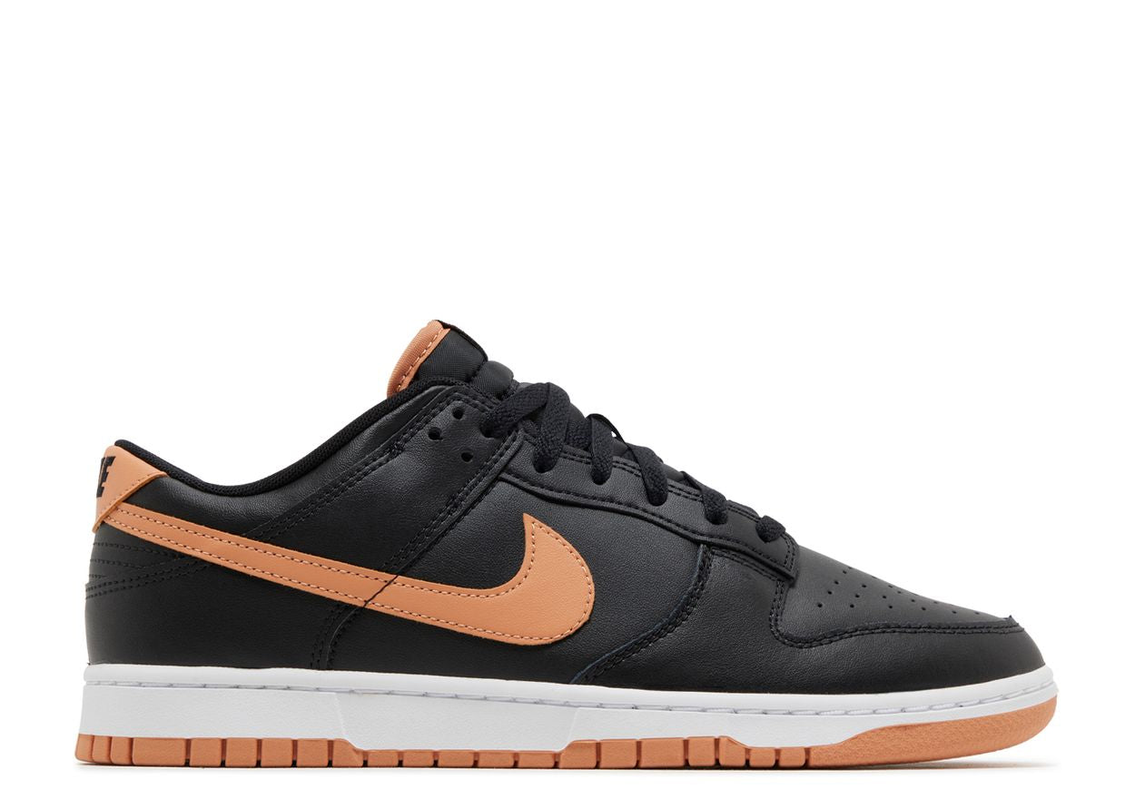 Nike Dunk Low Black Amber Brown