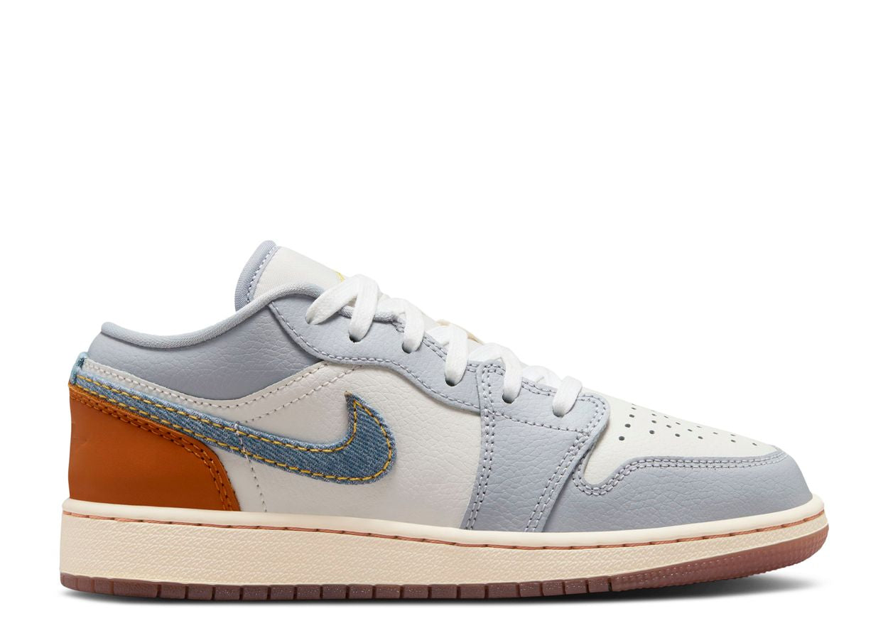 Jordan 1 Low SE Phantom Lait de Noix de Coco Brun Ambre Bleu Armée Clair (GS)