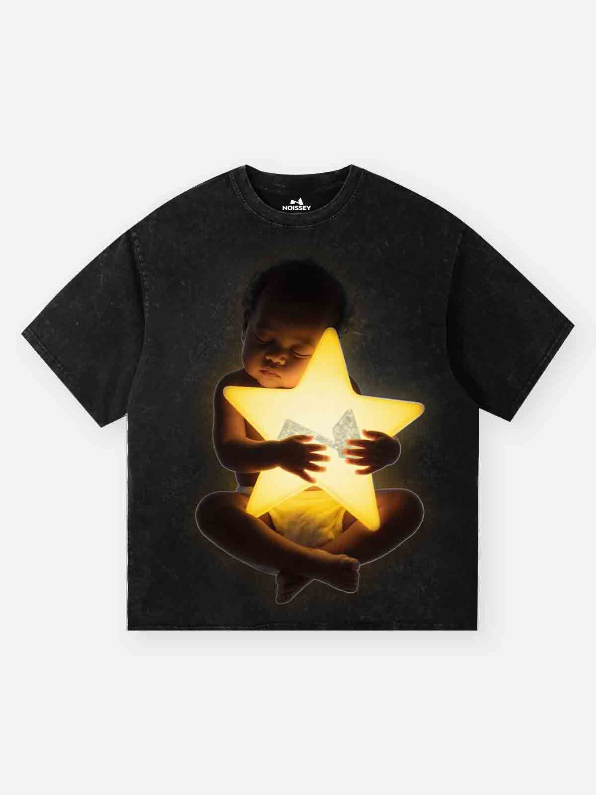 Embrace the stars in the universe print T-shirt