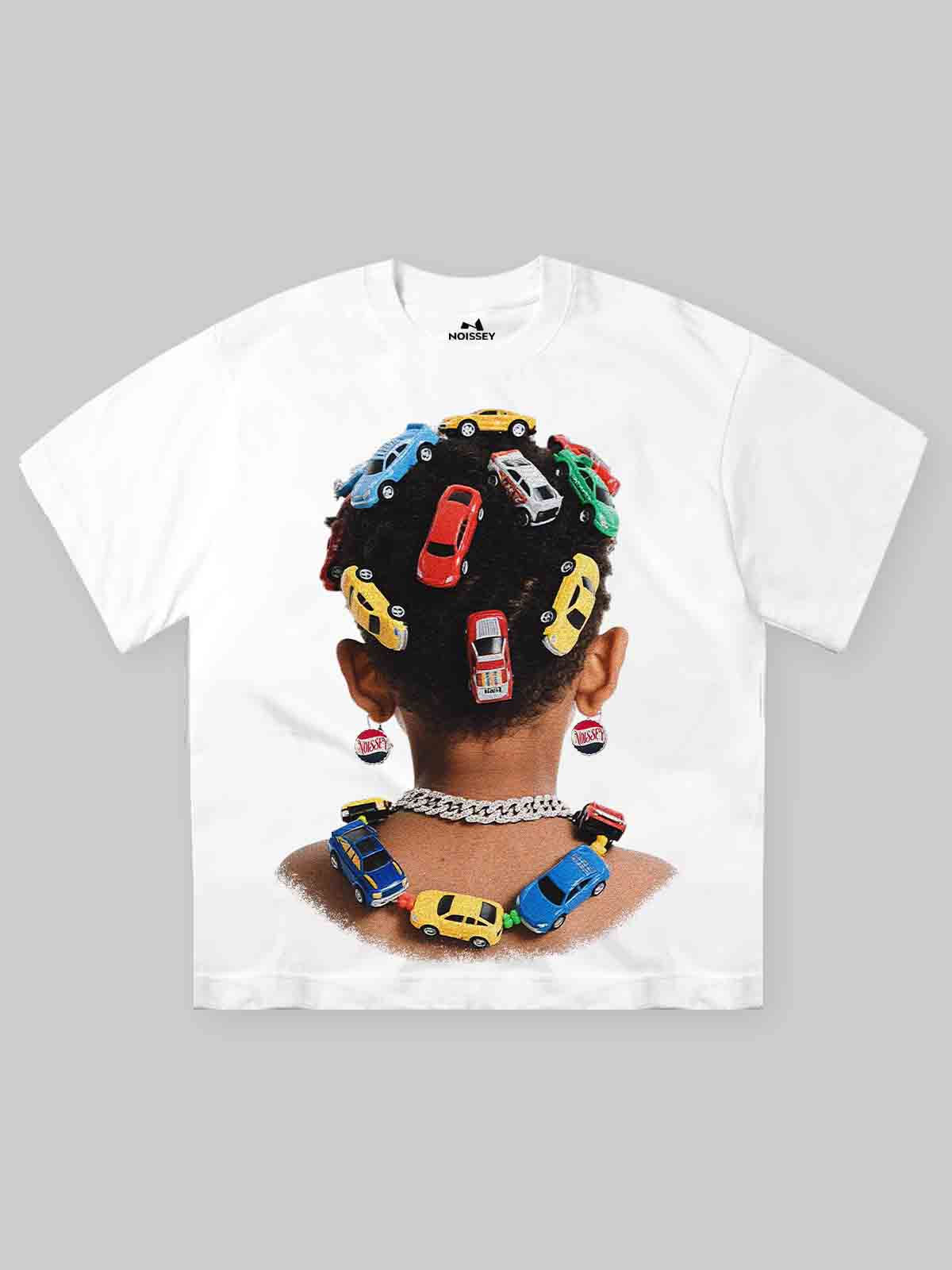 Kid & His Hot Wheels® Car Toy Print T-Shirt