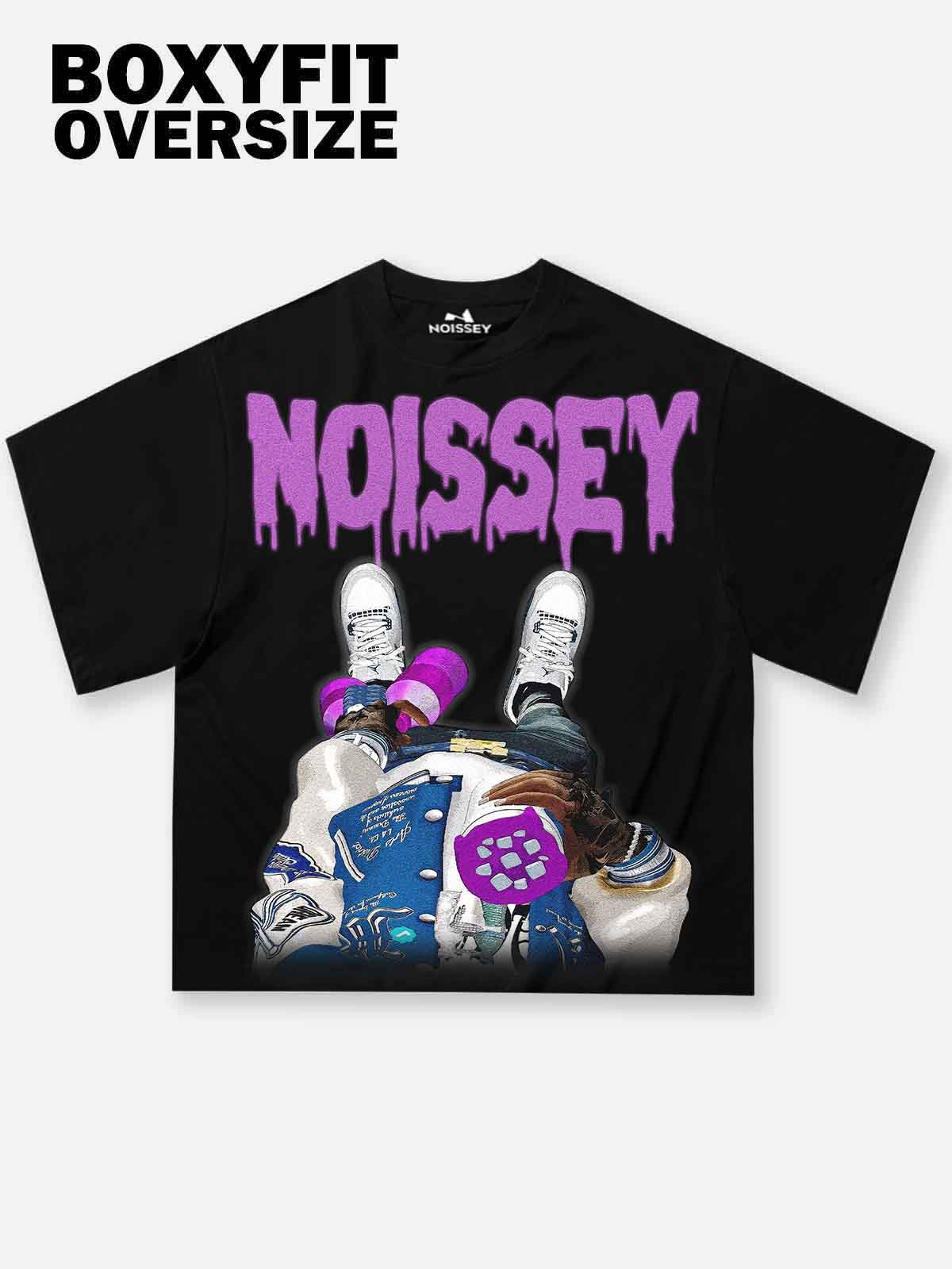 Noissey Boxy Oversized T-Shirt “ First Person Game Interface Character “