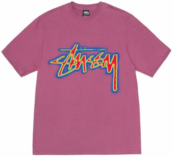 Stüssy T-shirt thermal stock berry