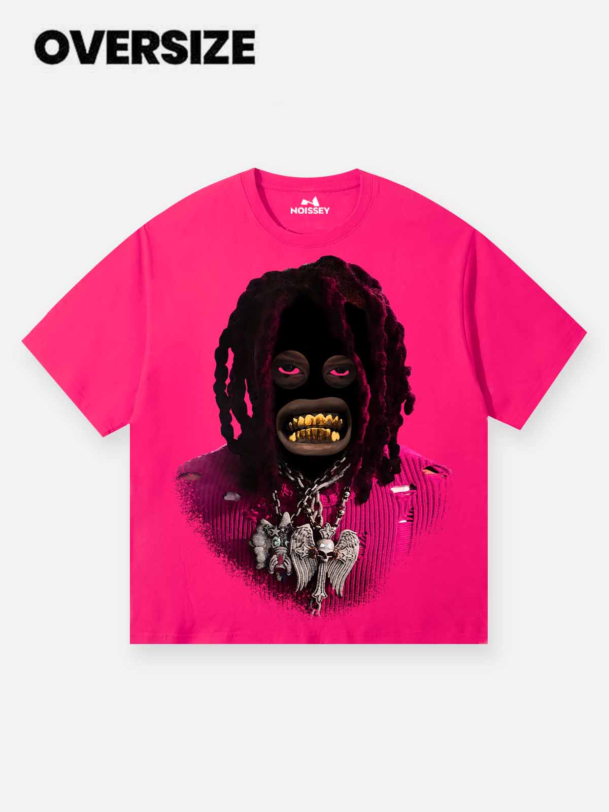 Golden Grills Artist Series Bright Pink Print T-shirt