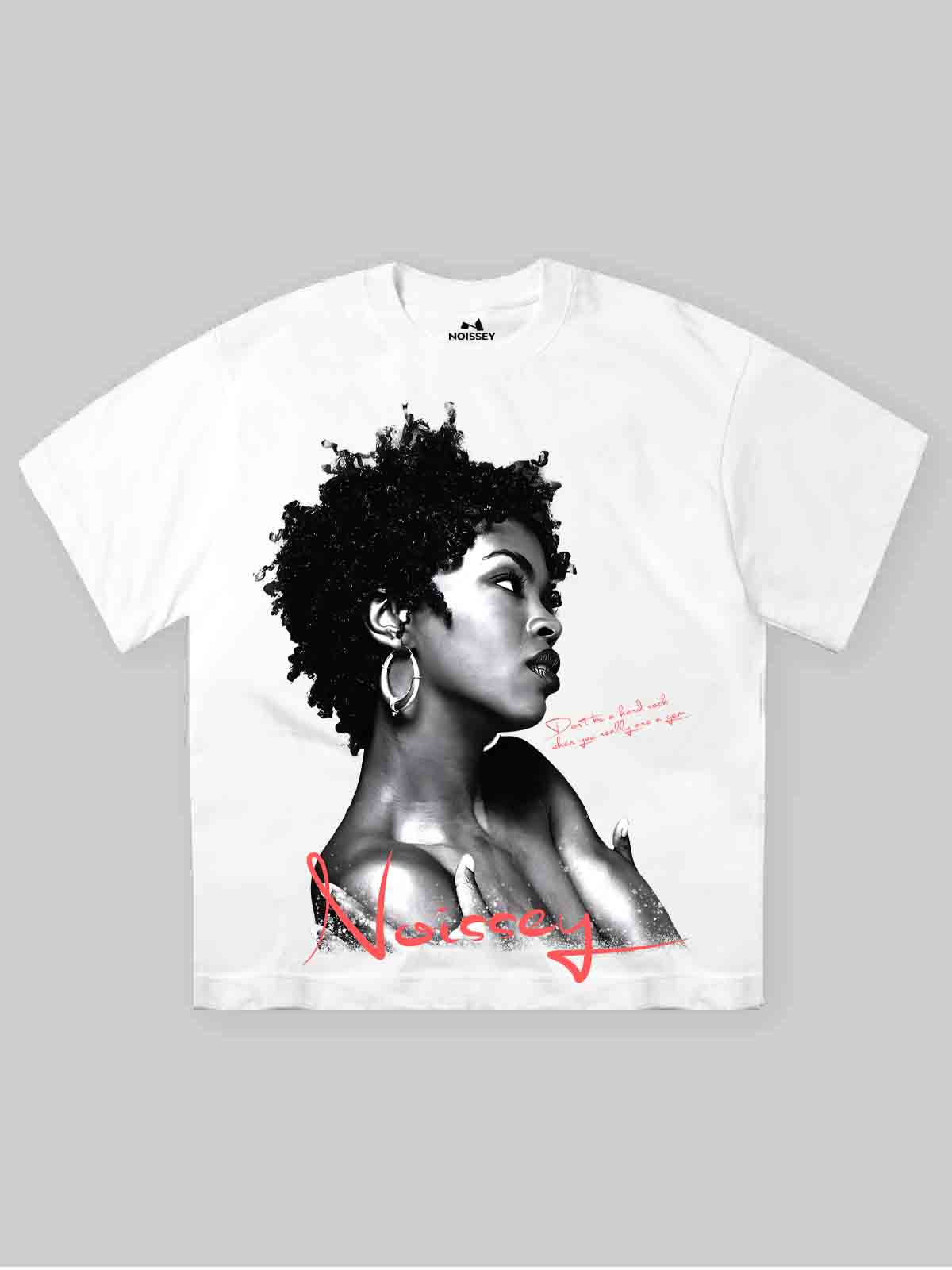 Lauryn Hill Retro Portrait Print T-shirt