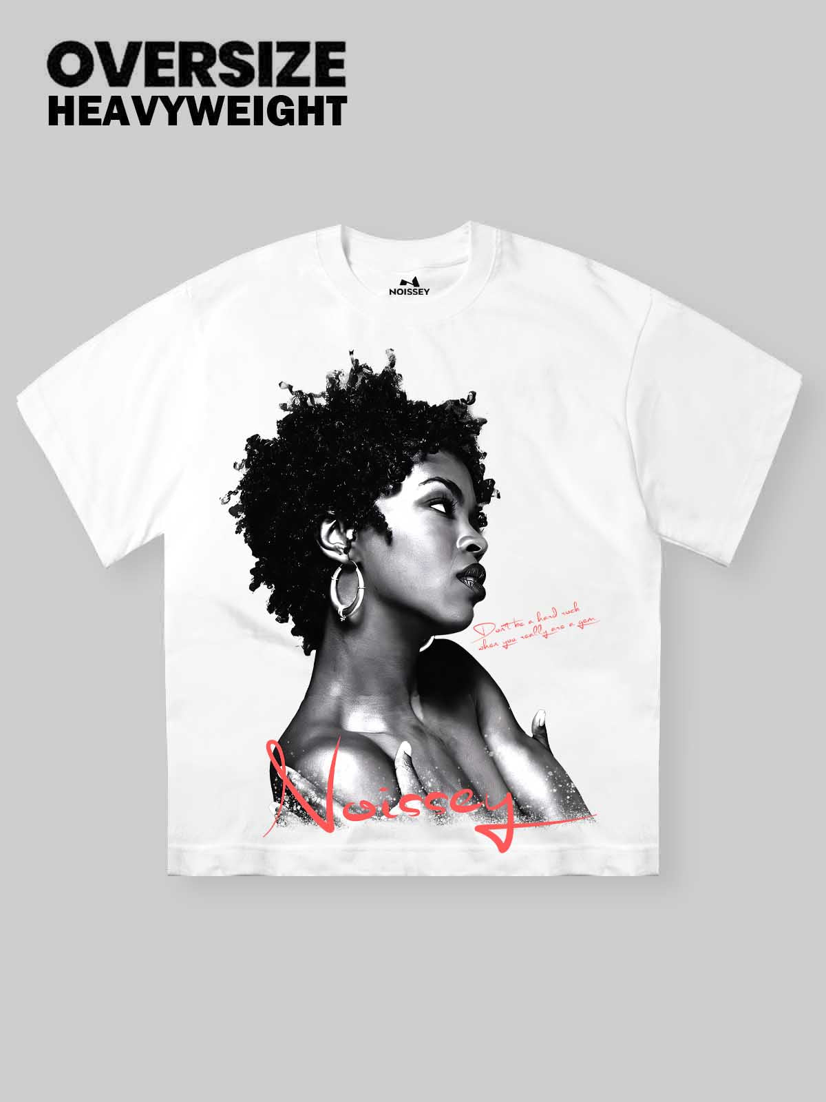 Lauryn Hill Retro Portrait Print T-shirt