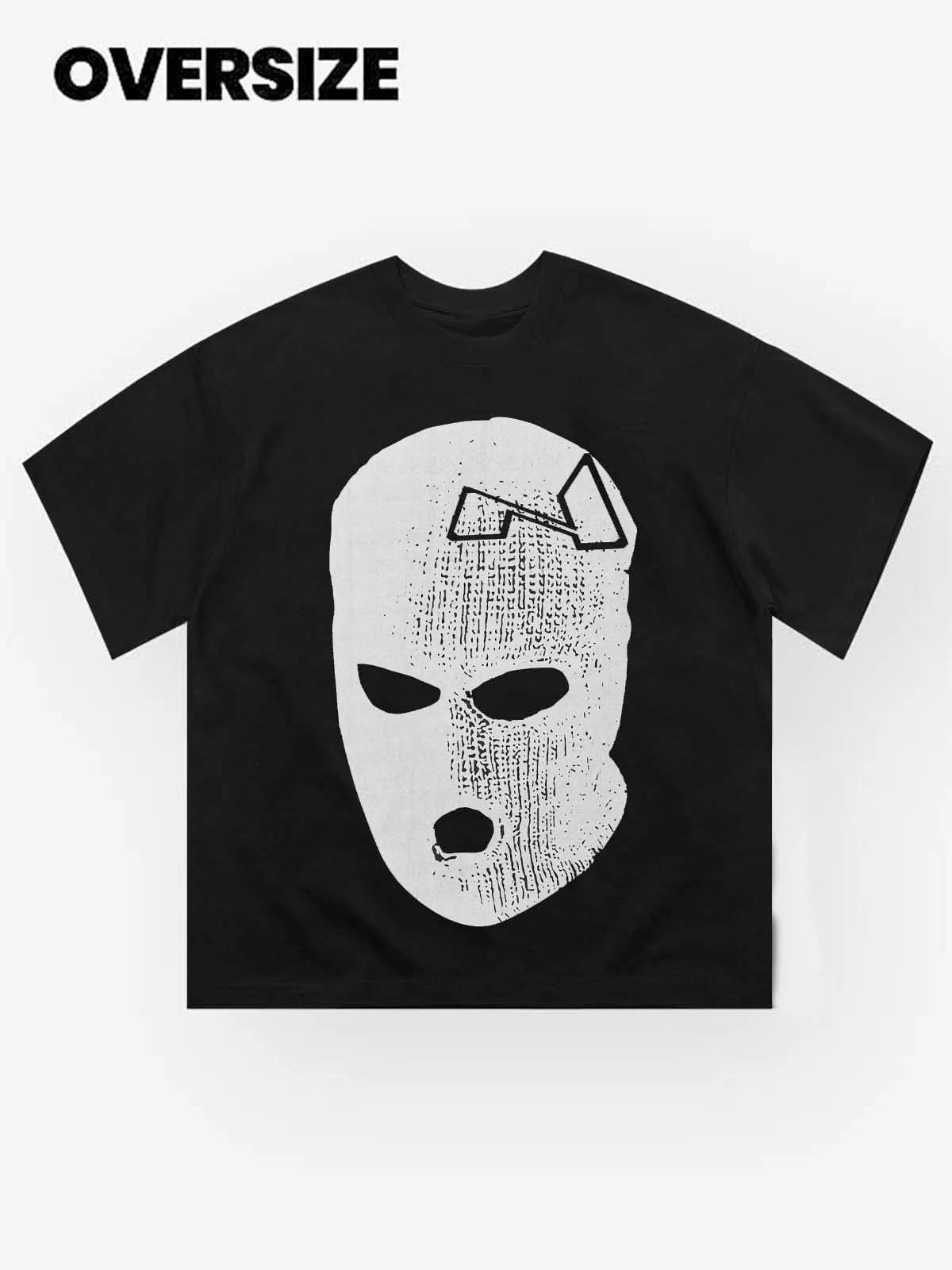 Noissey Knitted Mask Black & White T-Shirt lack