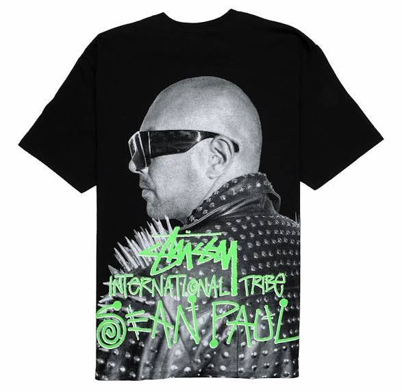 Stüssy T-shirt black Sean Paul