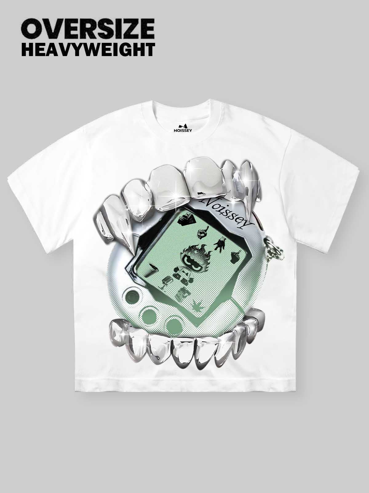 Noissey Fire man Retro Cyber Art Print T-Shirt