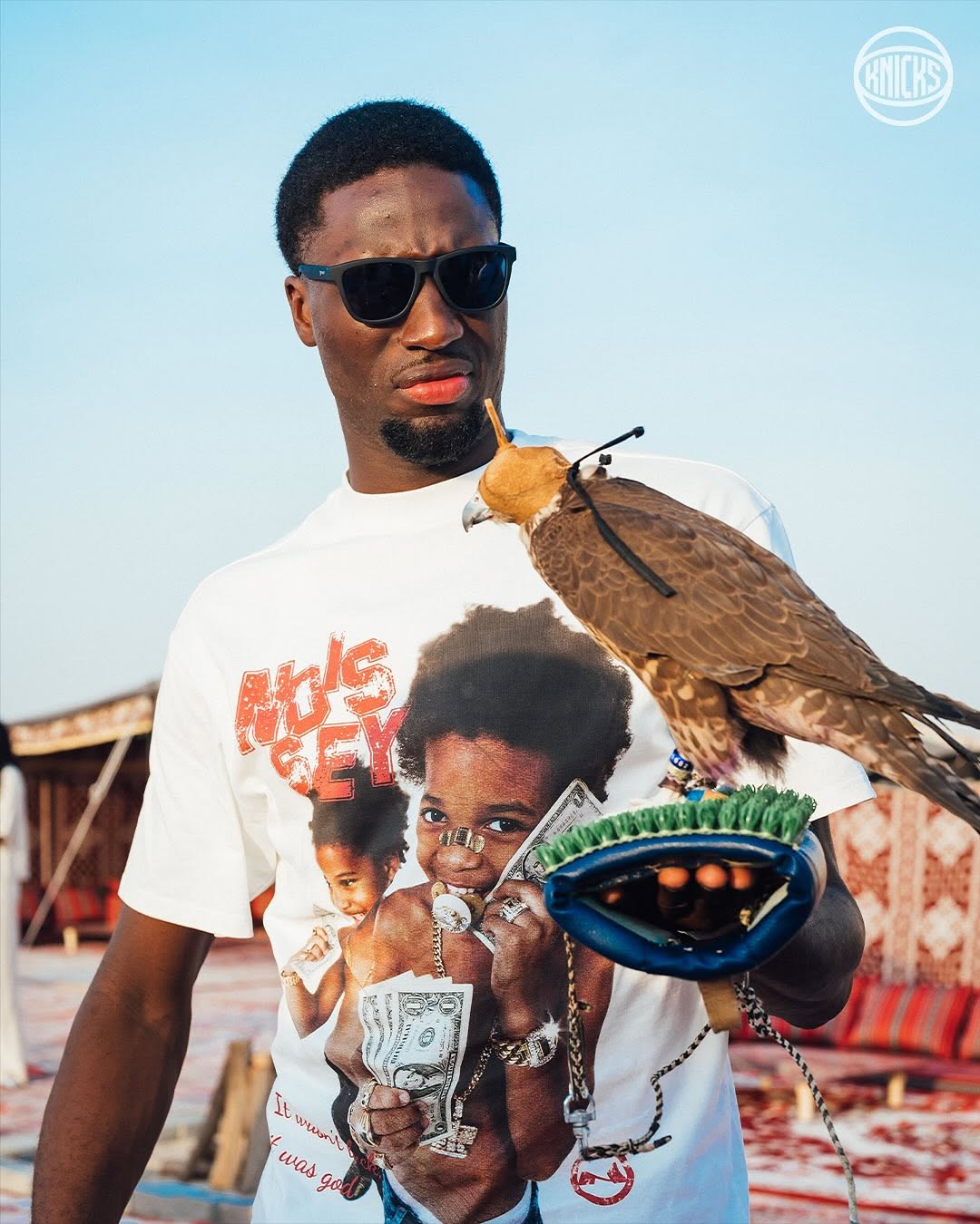 Money & Kids Vintage Print T-shirt