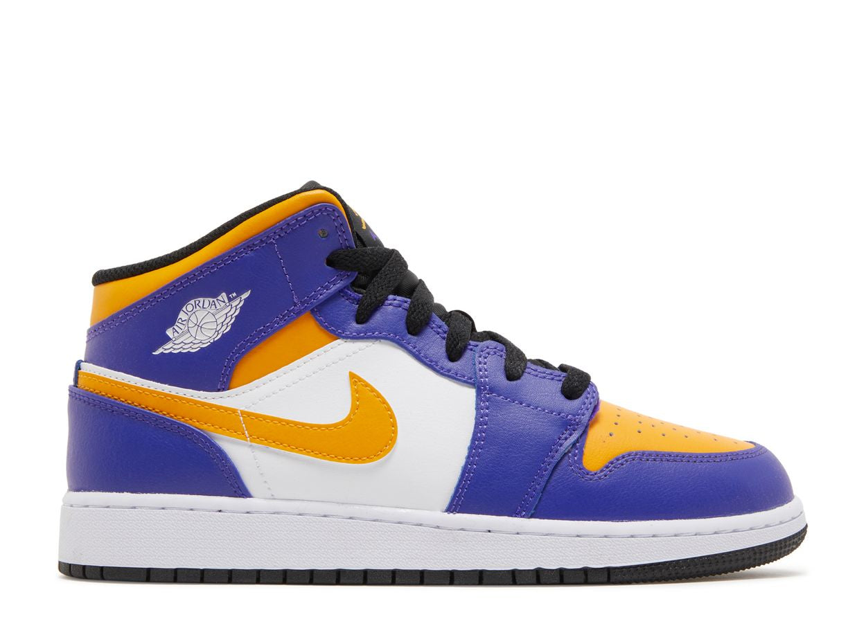 Jordan 1 Mid Lakers (2022) (GS)
