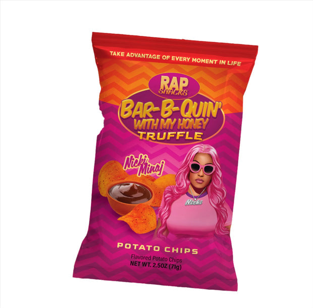 Rap Snacks Nicki Minaj Bar-B-Quin' avec chips aux truffes au miel