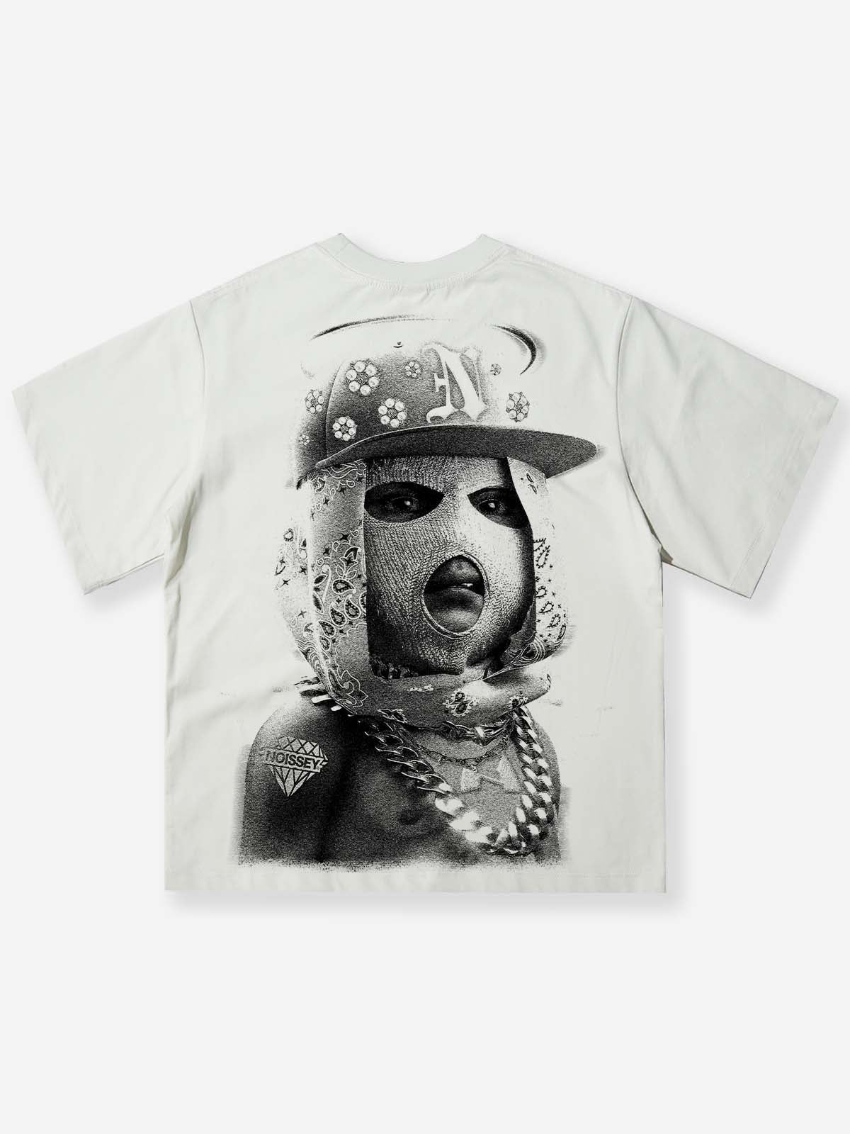 Quick-dry Sports T-shirt with Balaclava Baby Double-sided Vintage Print