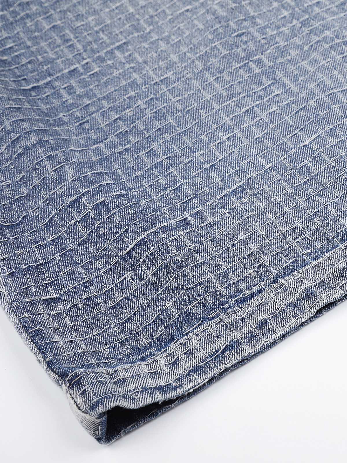 NOISSEY Vintage Washed Lightweight Denim Shorts - Wide-Leg Retro Jorts