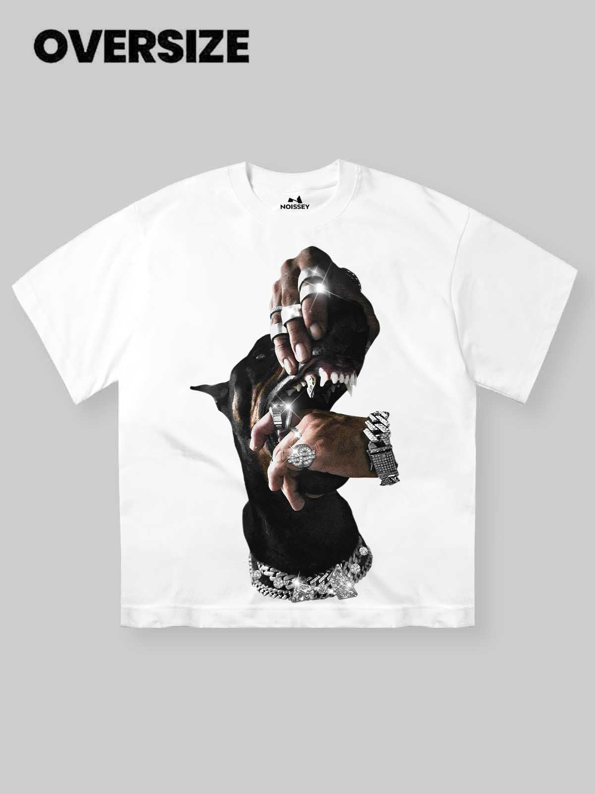 Fierce Doberman Print T-shirt