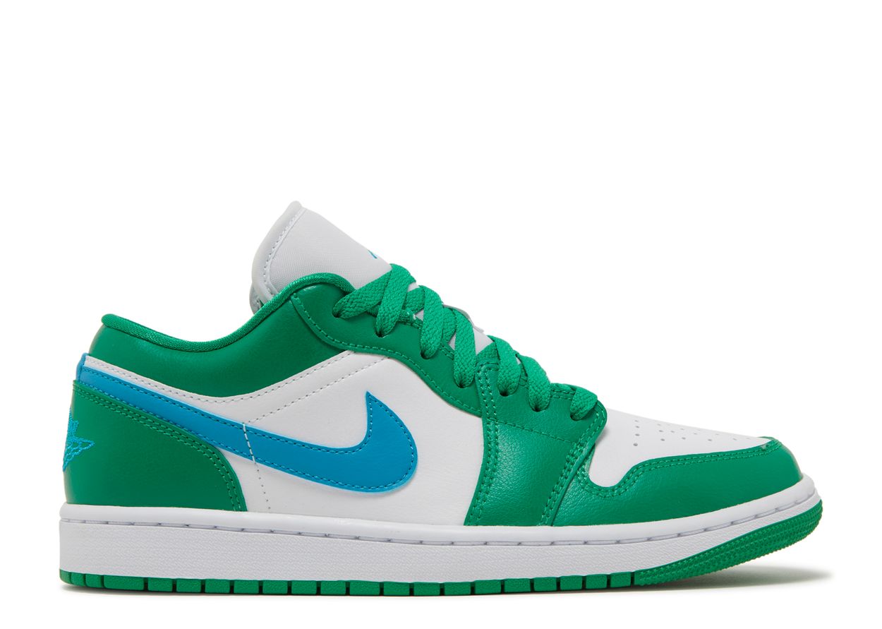 Jordan 1 Low Lucky Green Aquatone (Women's)