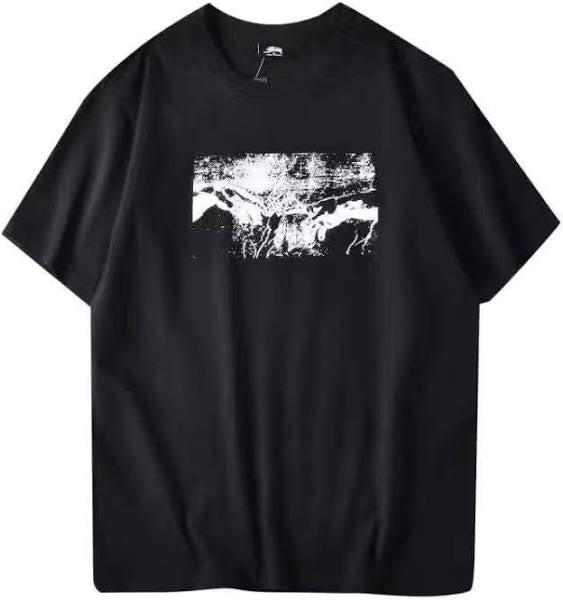 Stüssy T-shirt black creation pig. Dyed