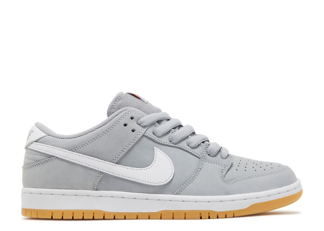 Nike SB dunk low pro ISO orange label wolf grey gum