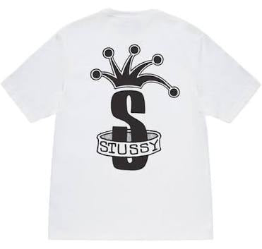 Stüssy T-shirt white crown band