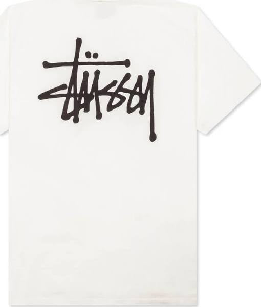 Stüssy T-shirt pigment dyed white