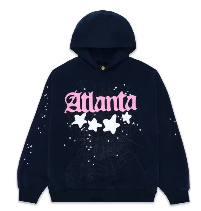 Sp5der Hoodie Atlanta Navy