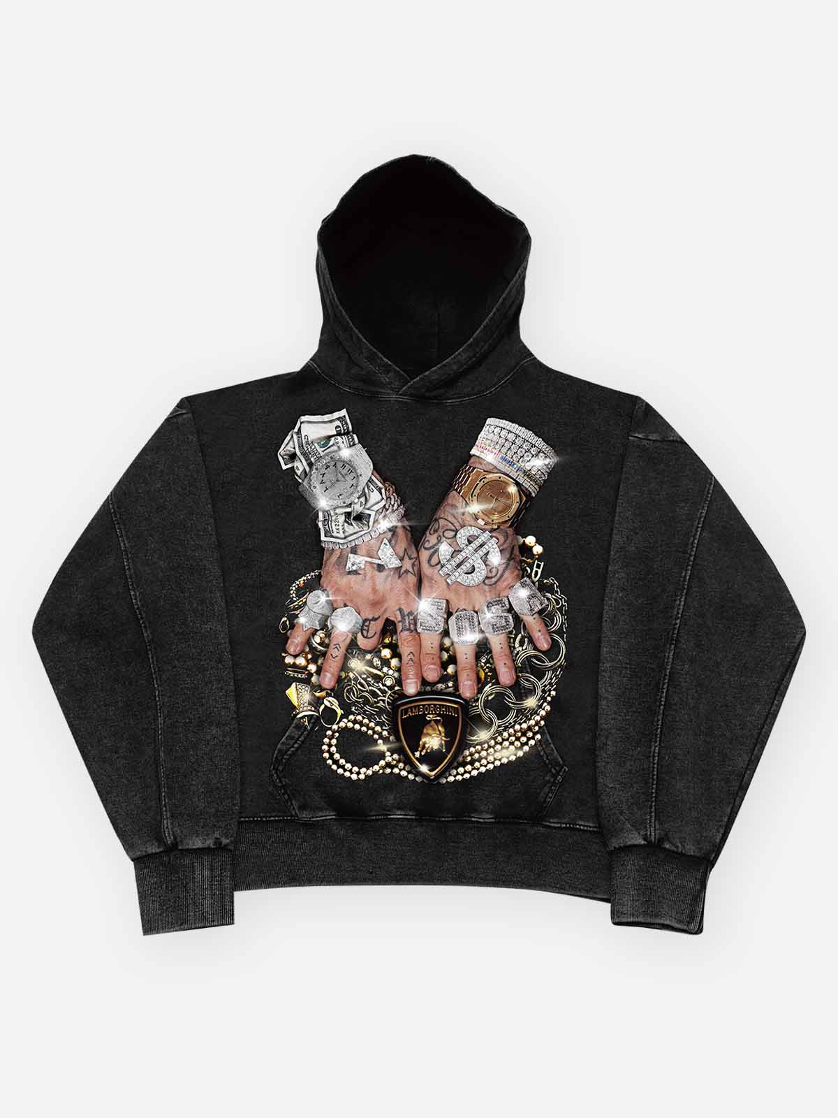 Noissey Hand of Power Print Hoodie