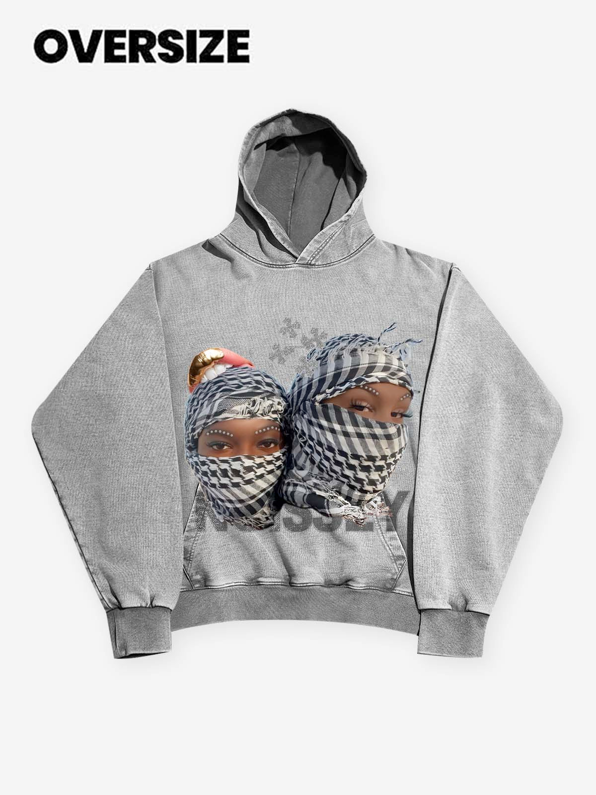 Noissey High Quality Desert Scarf Characters Hoodie