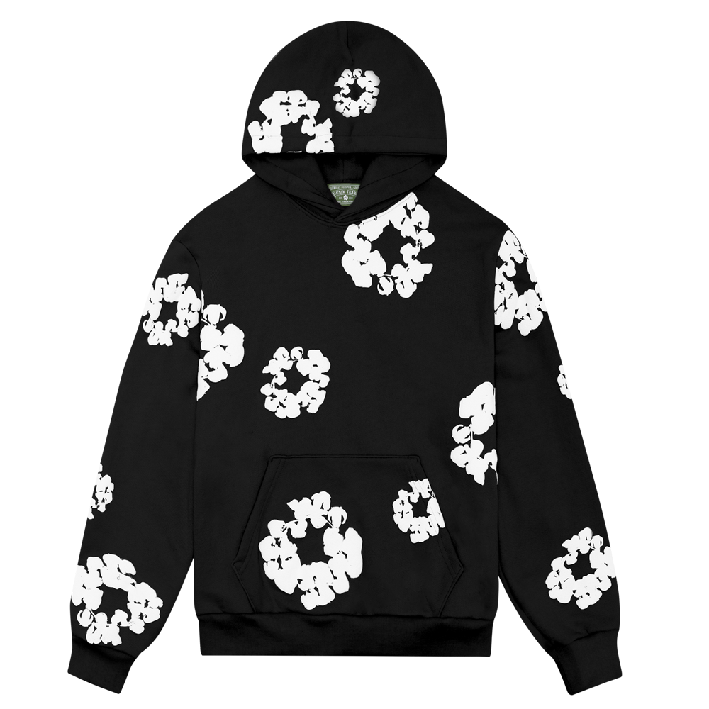 Denim Tears hoodie black & white