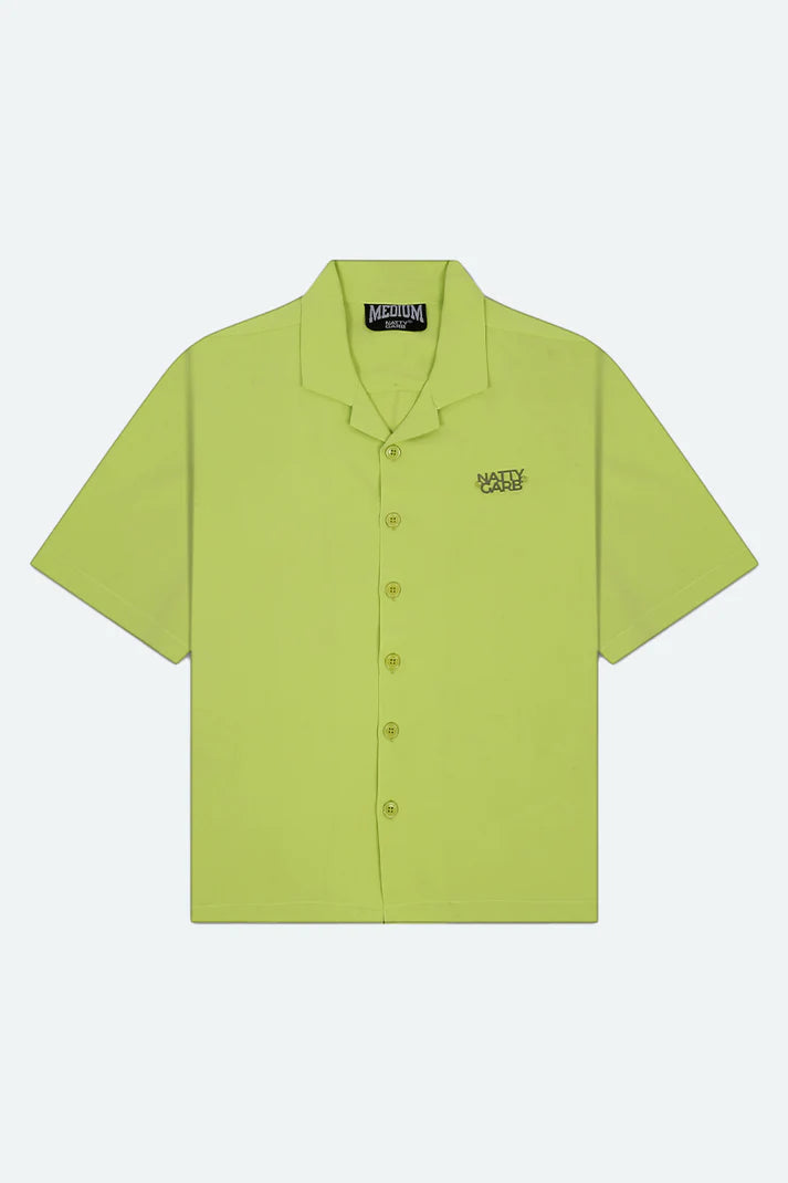 Sham Cuban Collar Shirt (Pulse Lime)