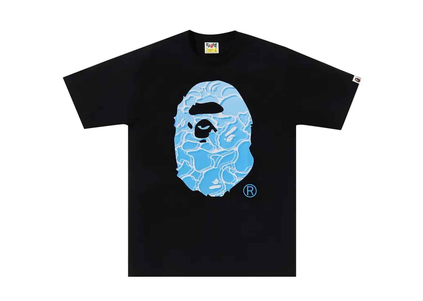 BAPE ABC Sea Surface Camo Ape Head Tee