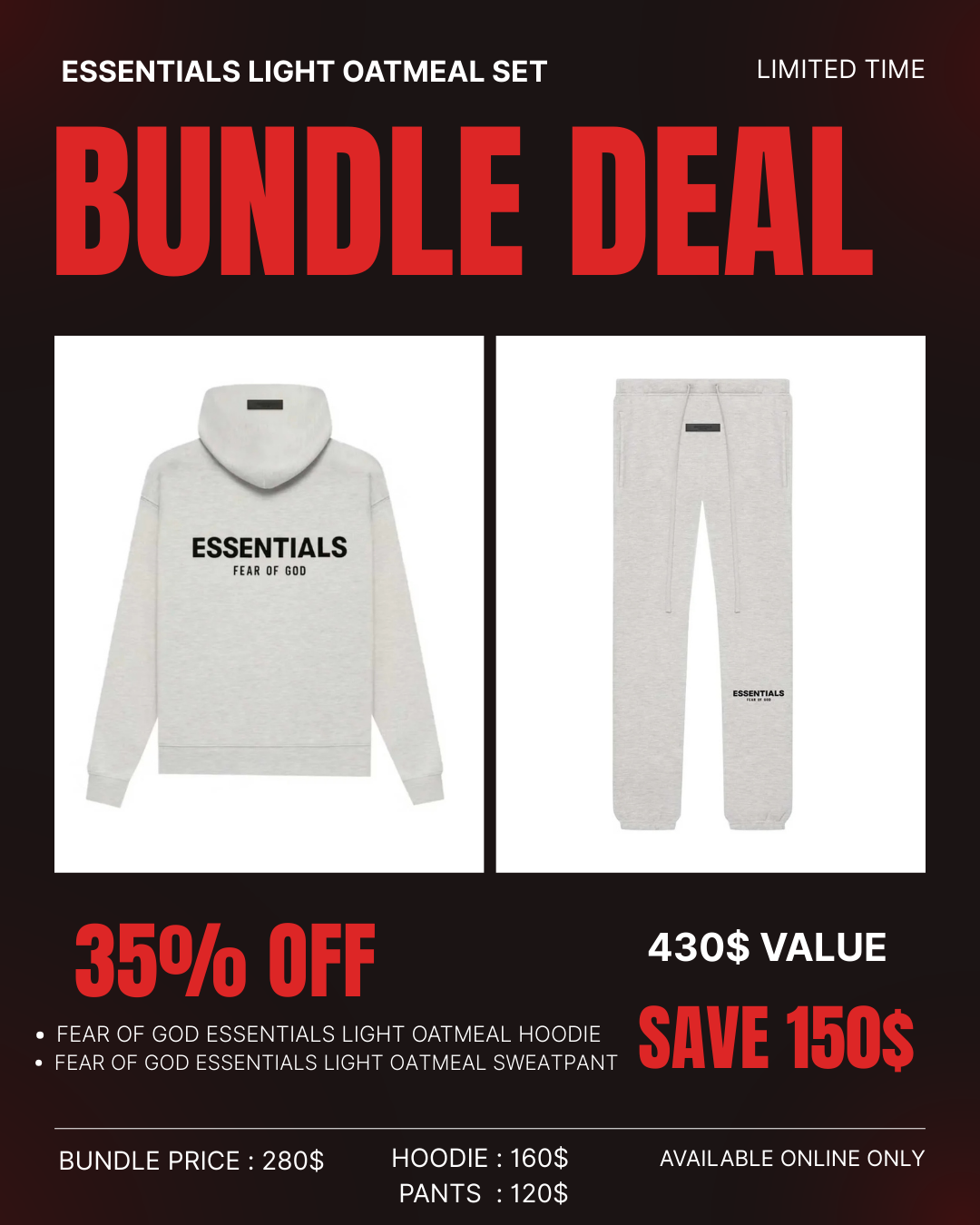 ESSENTIAL BUNDLE SET LIGHT OATMEAL